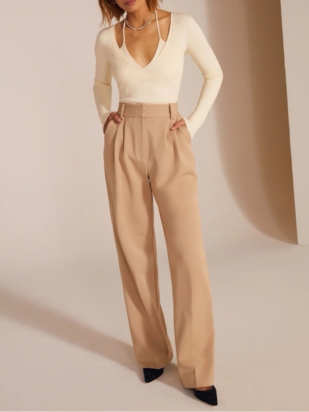 Favorite Daughter Favorite Pants in Beige